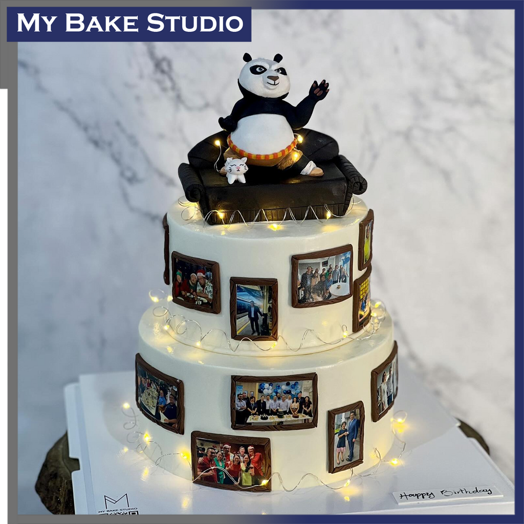 Panda Family Cake