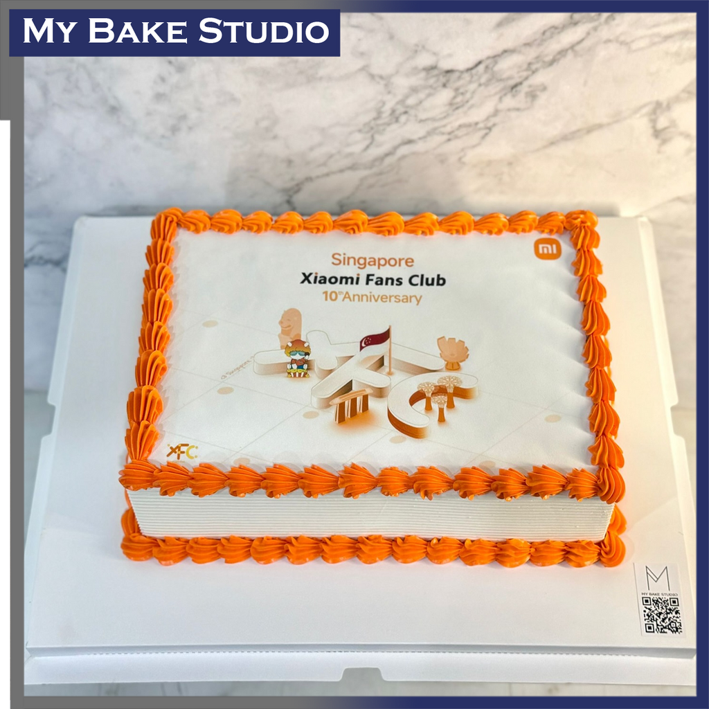 Rectangle Edible Image Cake