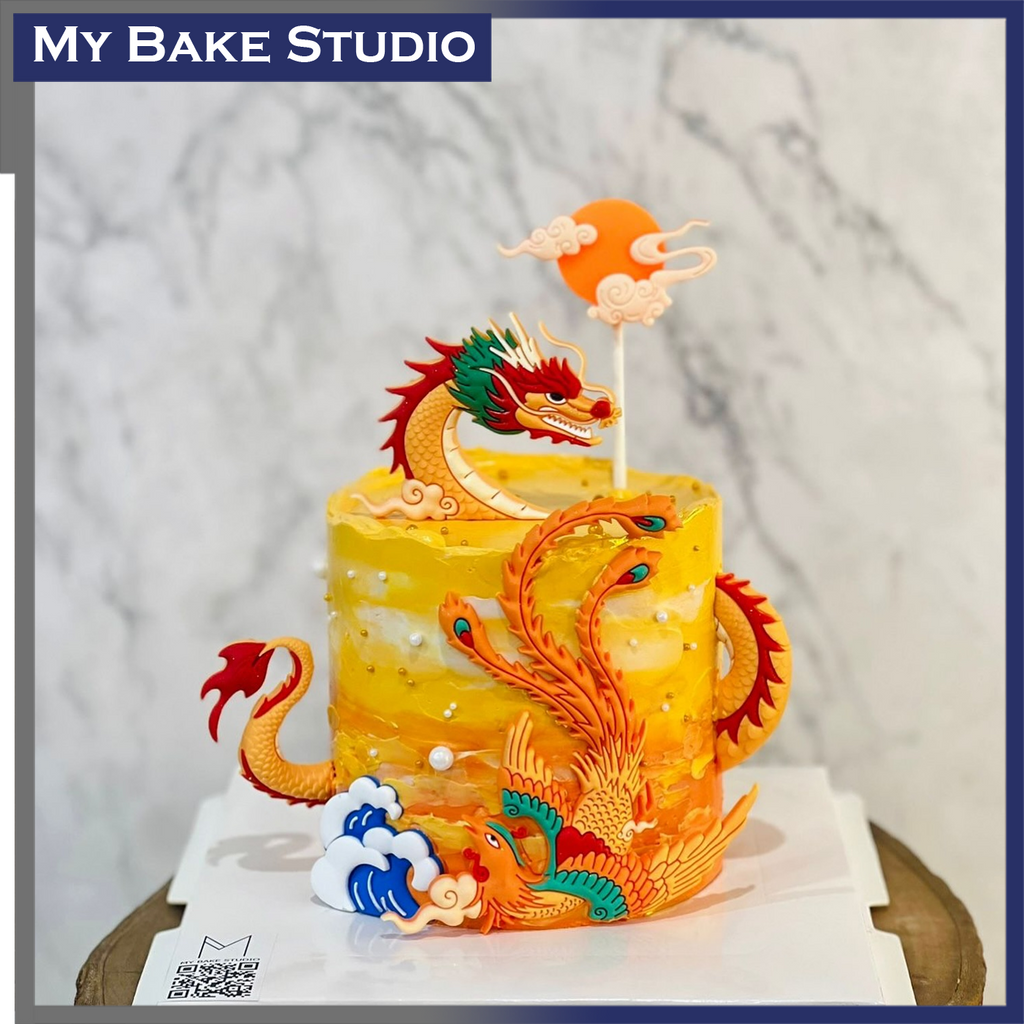 The Dragon Phoenix Cake