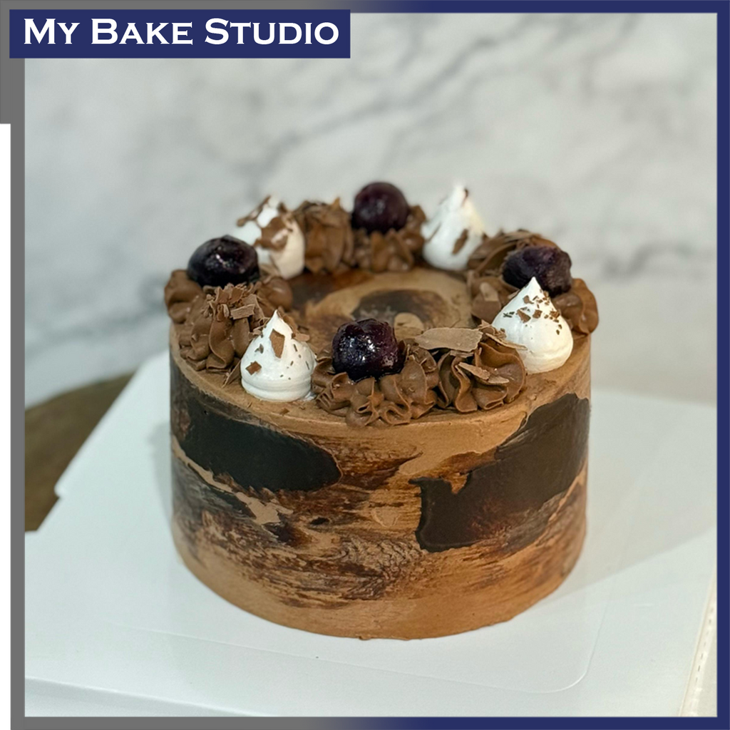 Dark Chocolate Cherry Cake