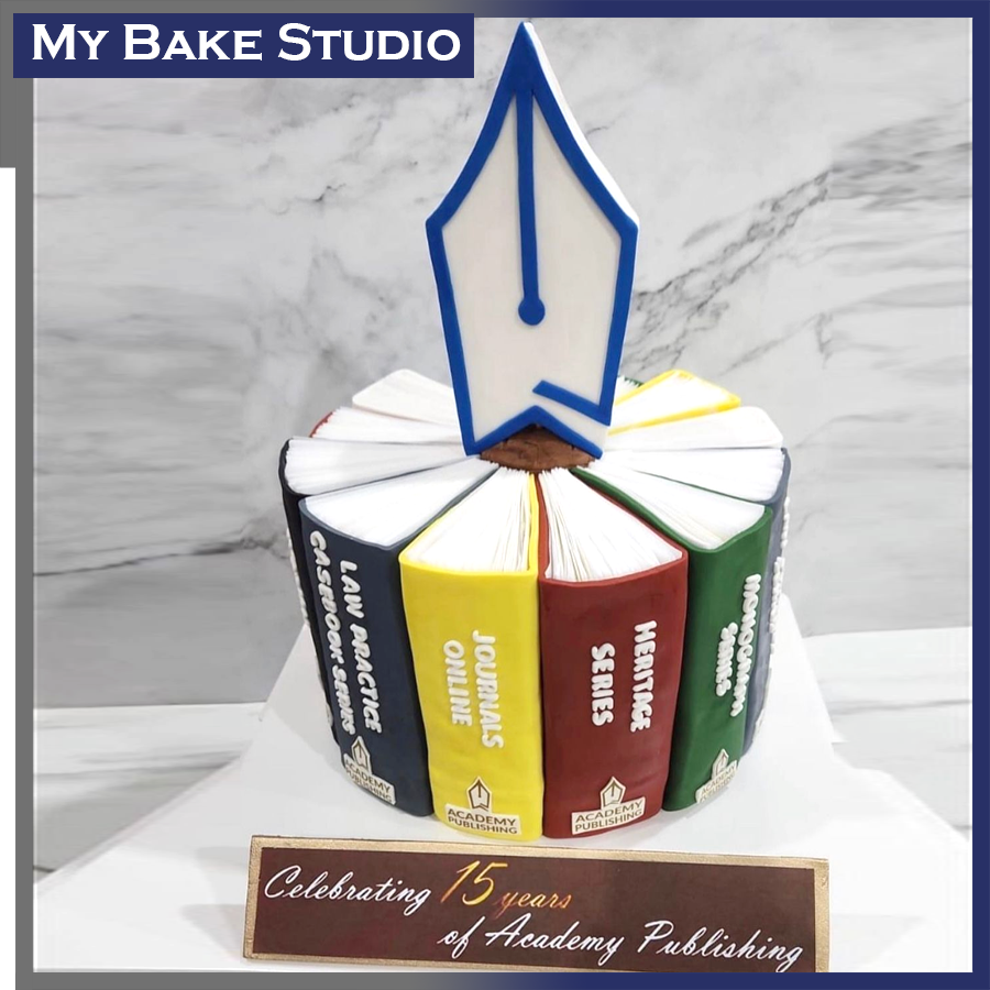 Corporate Book Cake