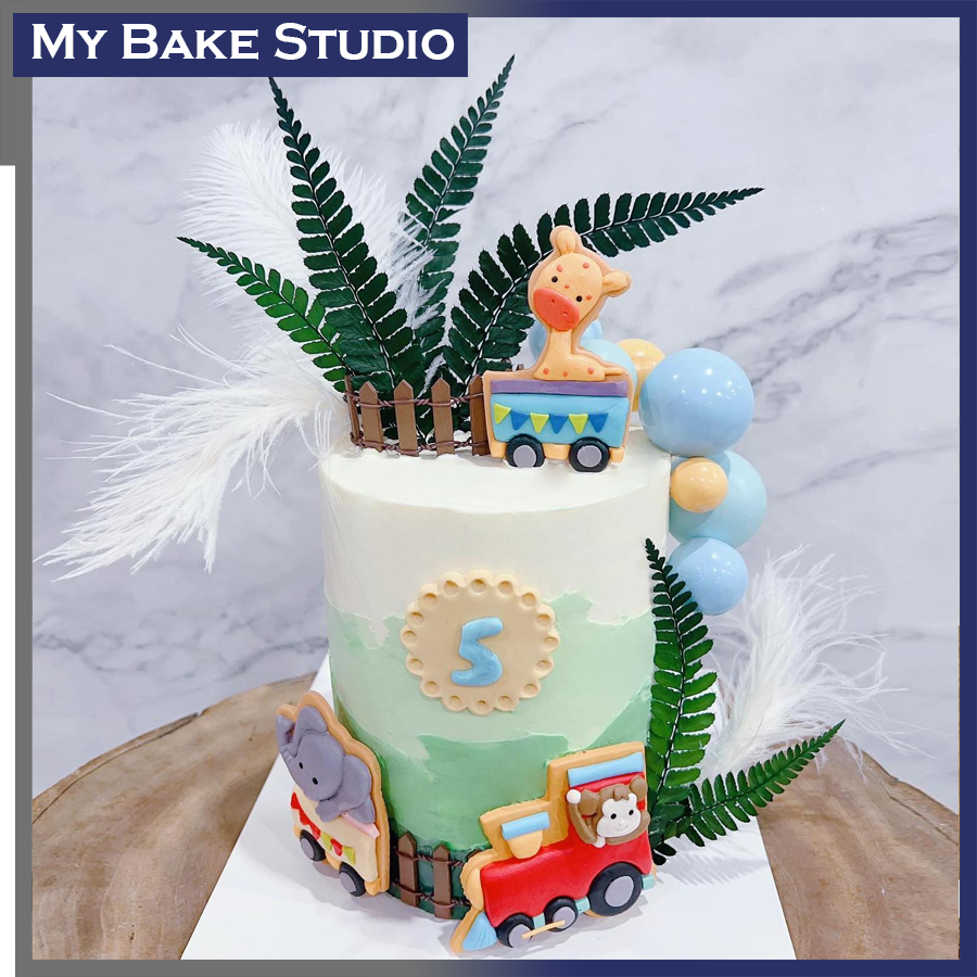 Safari Train Cake