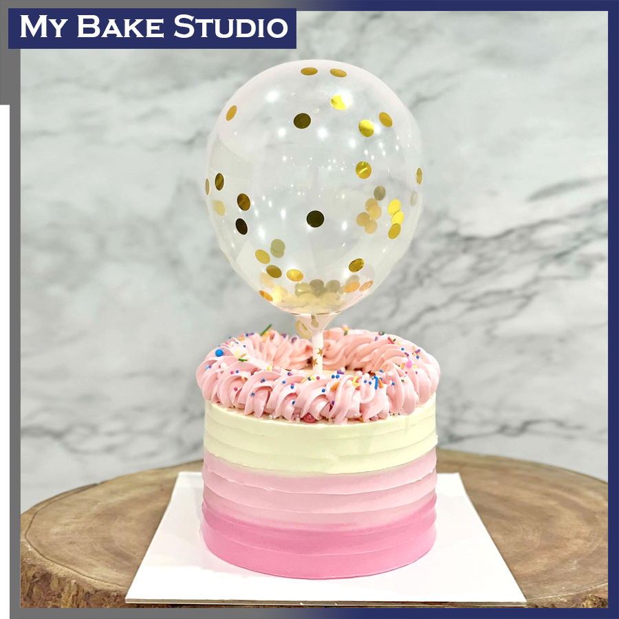 The Ombre Rosette Cake ( Same Day )