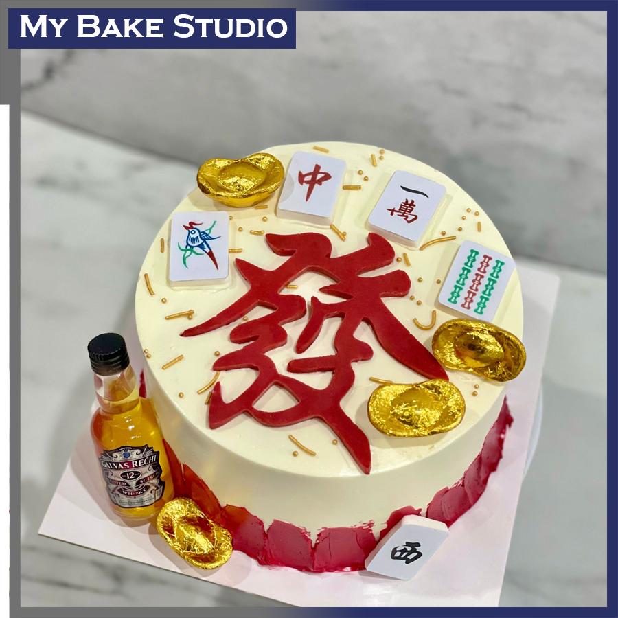 Fortune Tiles Cake