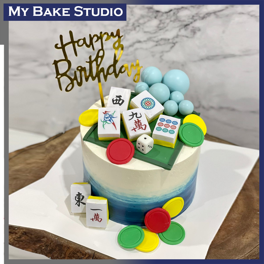 Mahjong Play Cake