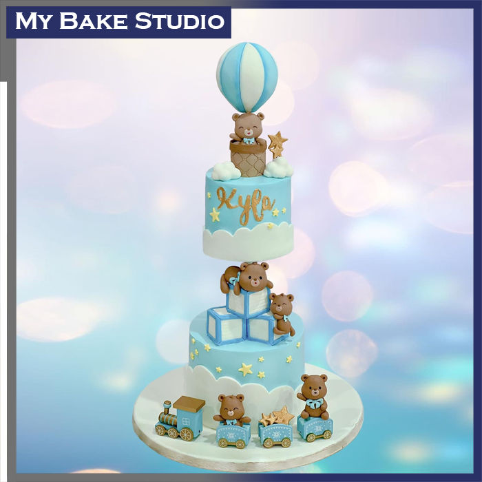 Anti Gravity Bear Cake