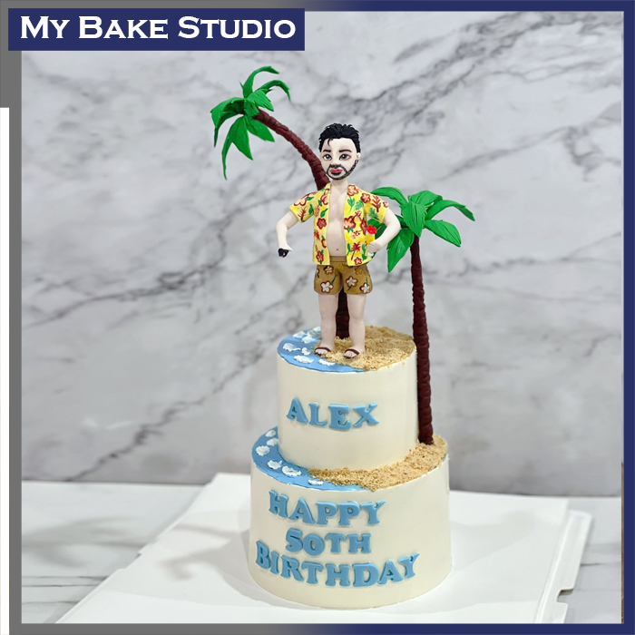 Hawaiian Man Cake