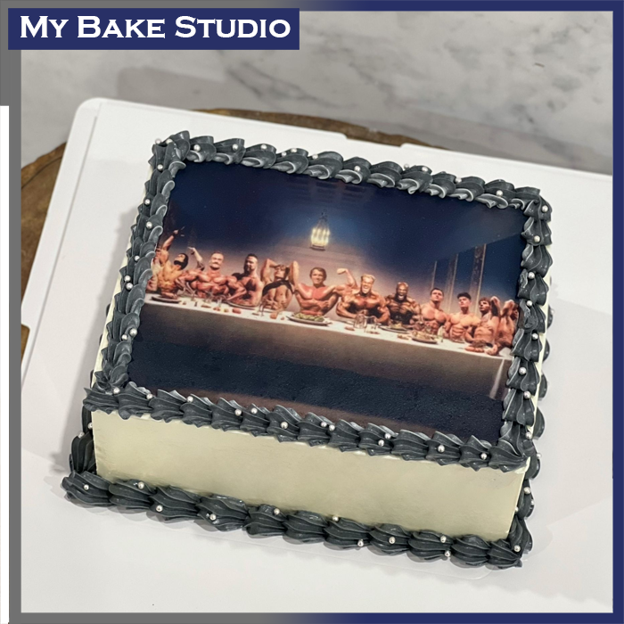 Square Edible Image Cake
