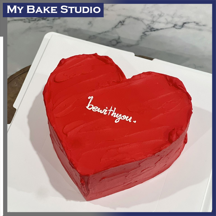 Crimson Heart Cake