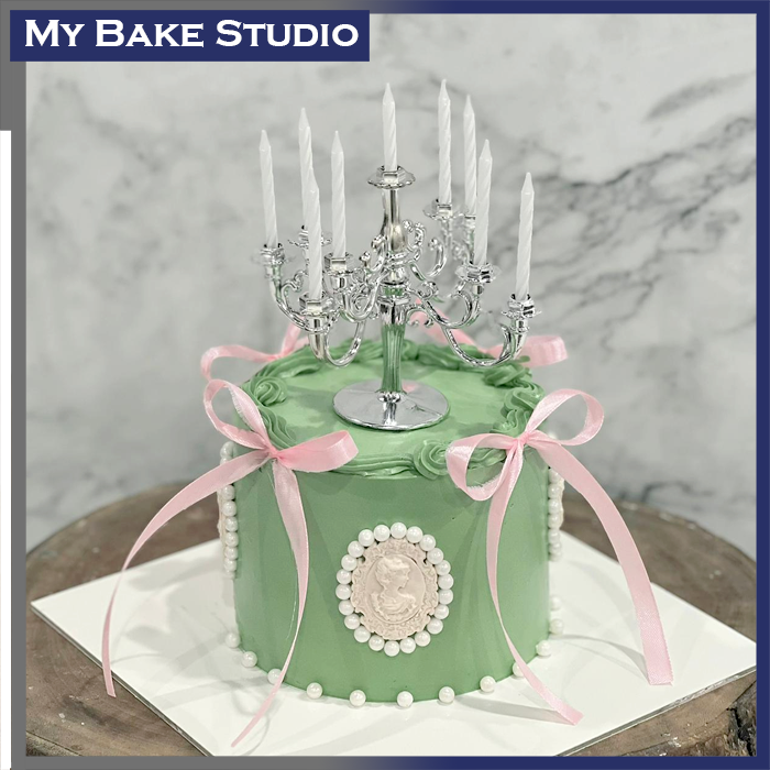 Euro Style Candle light Cake