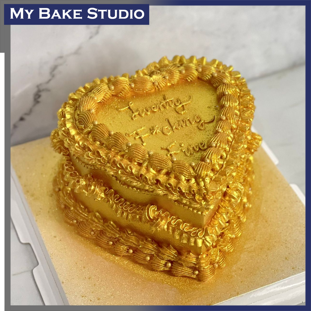 Heart of Gold Cake