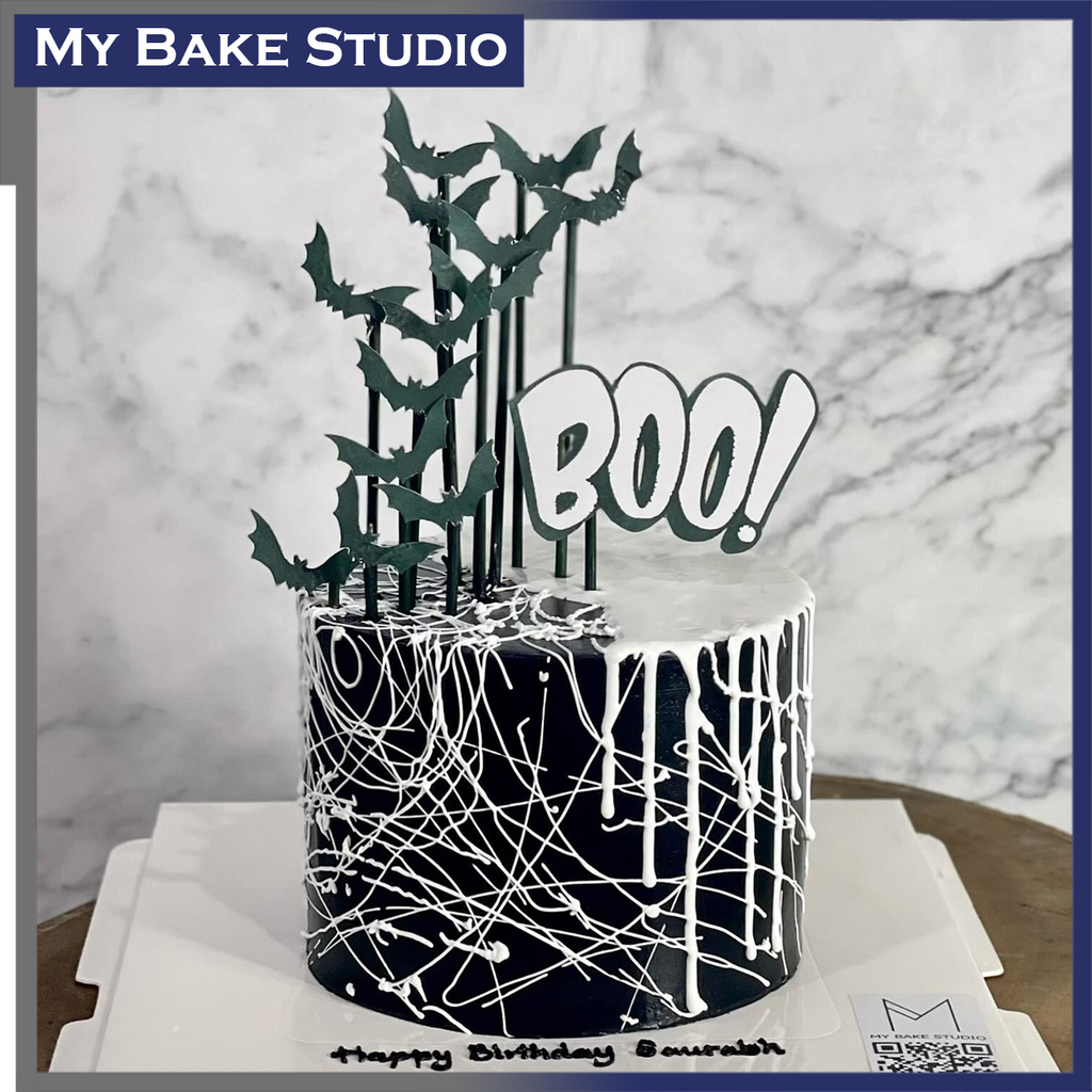 Halloween Bat Cake