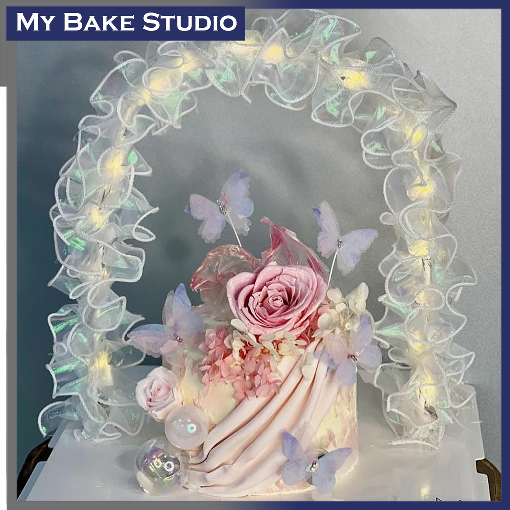 Arch Butterfly Bloom Cake