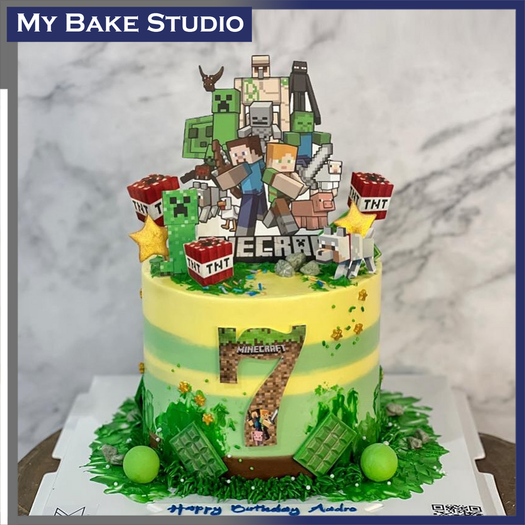 Minecraft Mine Stop Cake