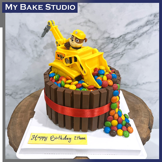 Dog Builder Cake