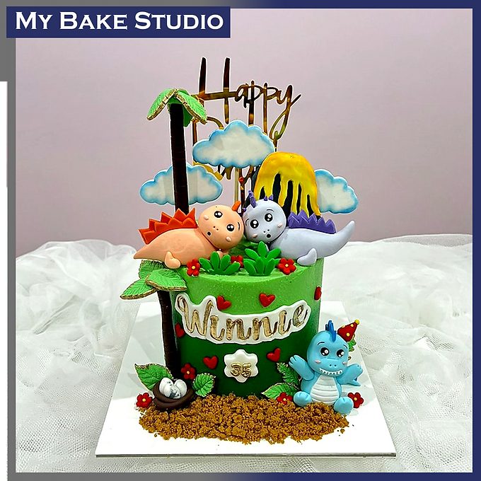 Dino Land Cake