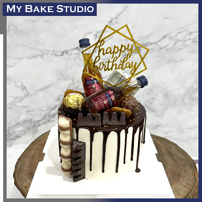 Mini Bottle Alcohol Cake