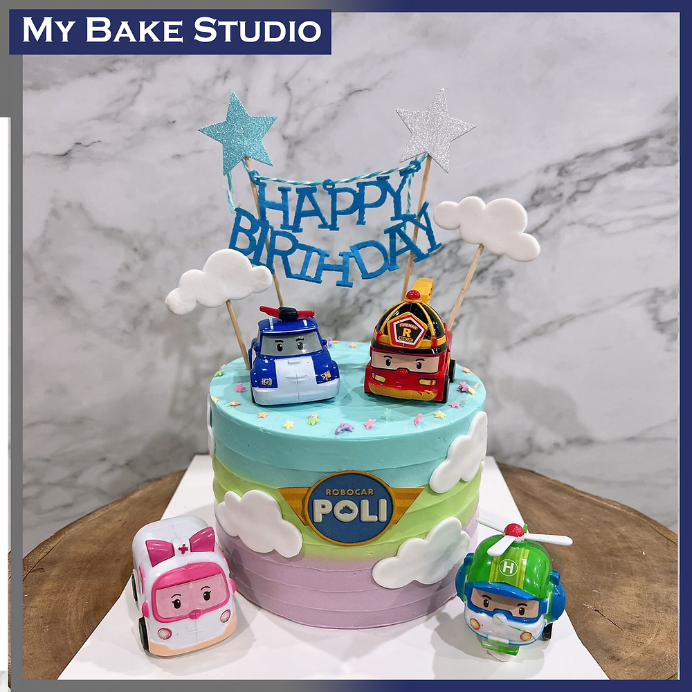 Robocar Poli Cake