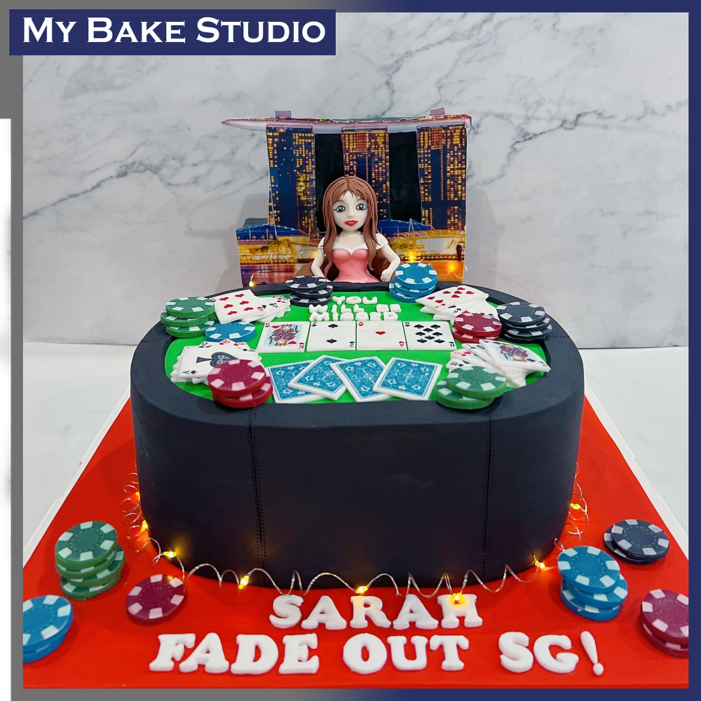God of Gambler Cake