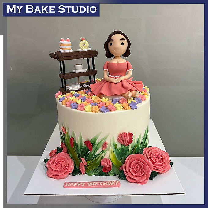 Picnic Girl Cake
