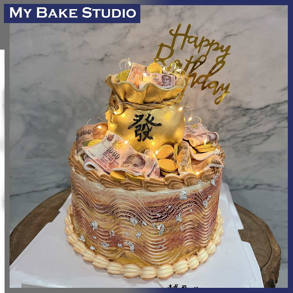 Golden Pot of Gold Cake